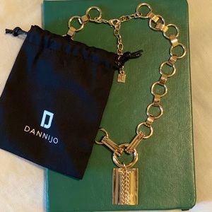 Dannijo gold plated chain necklace